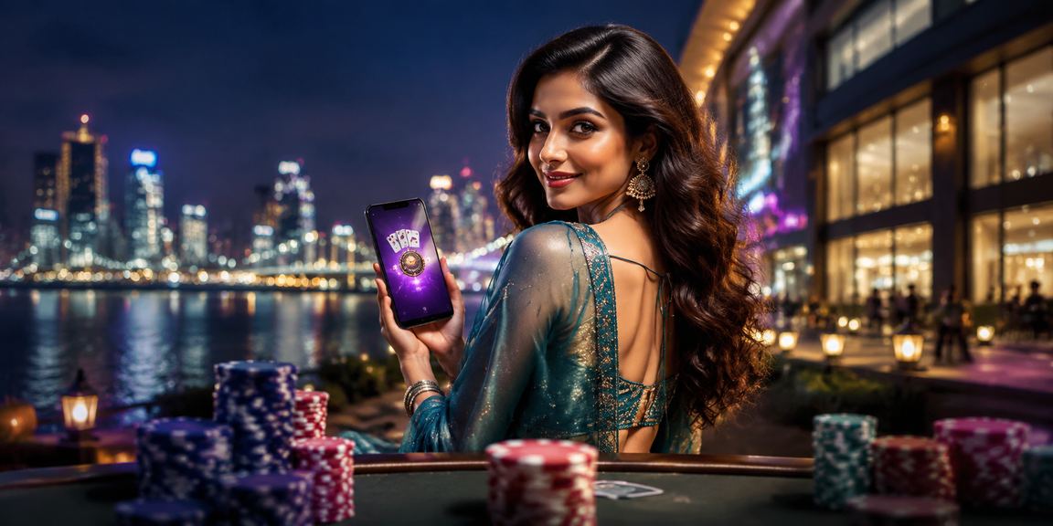 Indian player enjoying poker game payments on l2440dw platform